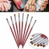 8pcs 3D French Nail Art DIY Painting Drawing Brush Set Acrylic UV Gel Polish Design Manicure Pen