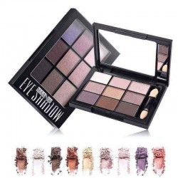 9 Colors Matter Eye Shadow Palette Shimmer Glitter Powder Nuder Smoky Eye Makeup