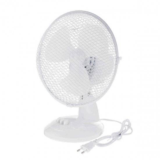 9 Inch Shaking Head Desktop Fan 2 Gear Speed Cooler Fan