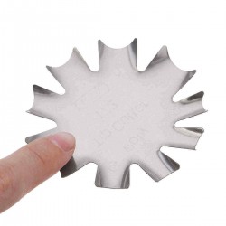 9 Sizes French Smile Line Cutter Nail Art Acrylic Stainless Steel Manicure Edge Trimmer Tool
