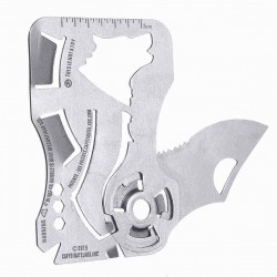 9 in 1 Portable EDC Mini Multiuse Stainless Steel Pocket Tool Outdoors Combination Tool for Hiking Travel Camping Outdoor Tools Keychain