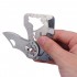 9 in 1 Portable EDC Mini Multiuse Stainless Steel Pocket Tool Outdoors Combination Tool for Hiking Travel Camping Outdoor Tools Keychain