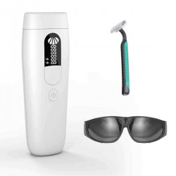 999999 Flash 2 in 1 IPL Laser Epilator Painless  Ice Feeling Hair Remover with Glasses Shaver