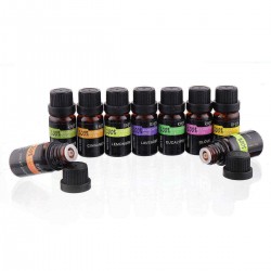 9Pcs 100% Pure Natural Plant Essential Oil Aromatherapy Therapeutic Spa 10ml