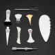 9Pcs Gua Sha Scraping Body Manual Massager Physical Therapy Stainless Steel Copper Massage Tools Set 9Pcs Gua Sha Scraping Body Manual Massager Physical Therapy Stainless Steel Copper Massage Tools Set