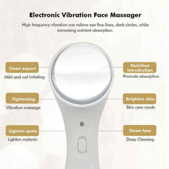 AUGIENB Electric Vibration Iontophoresis Apparatus Face Massager Facial Skin Care AUGIENB Electric Vibration Iontophoresis Apparatus Face Massager Facial Skin Care