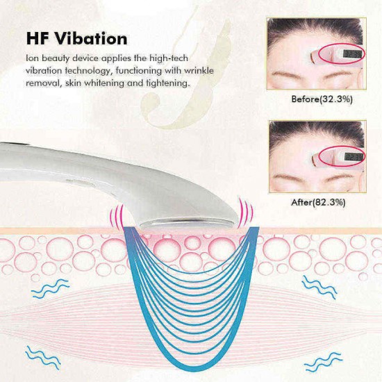 AUGIENB Electric Vibration Iontophoresis Apparatus Face Massager Facial Skin Care AUGIENB Electric Vibration Iontophoresis Apparatus Face Massager Facial Skin Care