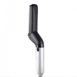 AUGIENB Men's Hair Styling Ceramic Comb Curler Straightener Roll Iron Multifunctional Quick Styler Hair Comb