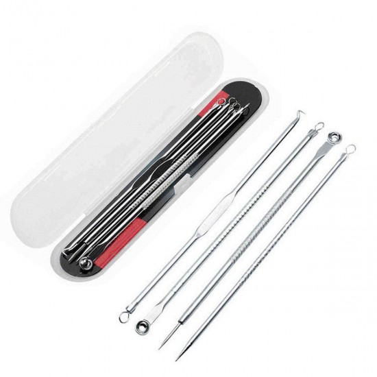 Acne Needle Set 4PCS Blackhead Acne Remover Extractor Pimple Comedone Removal Tool Kit for Facial Care Skin Acne Needle Set 4PCS Blackhead Acne Remover Extractor Pimple Comedone Removal Tool Kit for Facial Care Skin