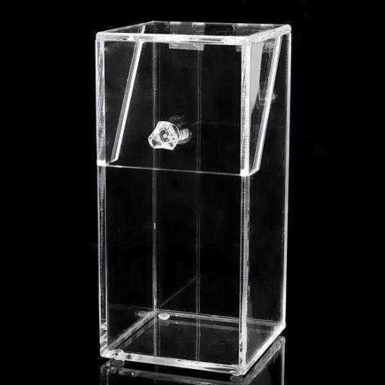Acrylic Clear Container Dustproof Makeup Case Box Cosmetic Storage Holder Organizer Brush Acrylic Clear Container Dustproof Makeup Case Box Cosmetic Storage Holder Organizer Brush