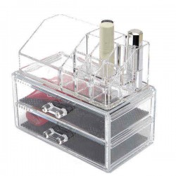 Acrylic Container Makeup Case Cosmetic Storage Holder Organizer