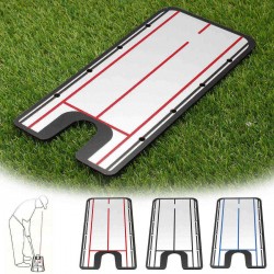 Acrylic Golf Putting Mirror Aid SwingTrainer Alignment Training Line Practice Tool