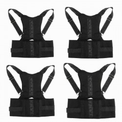 Adjustable Posture Corrector Support Magnetic Back Shoulder Brace Belt Unisex