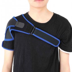 Adjustable Shoulder Support Brace,SGODDE Neoprene Upper Arm Belt Wrap,Compatible with Hot/Cold Pad,Therapy Compression Wrap for Rotator Cuff, Dislocat