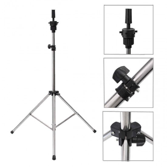 Adjustable Wig Head Tripod Stand Holder for Hairdressing Training Mannequin Practice Adjustable Wig Head Tripod Stand Holder for Hairdressing Training Mannequin Practice