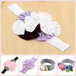 Adorable Baby Girls Kids Flower Headband Hair Band Accessory