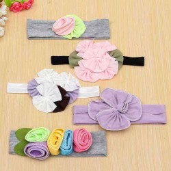 Adorable Baby Girls Kids Flower Headband Hair Band Accessory