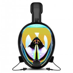 Anti-Fog Full Face Diving Mask Seaview 180° Swimming Breath Goggle Snorkel Scuba Adult Kids Mask