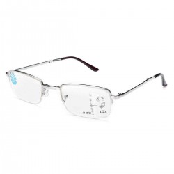 Anti-fatigue Progressive Multi-focus Reading Glasses Foldable Metal Frame Anti-blue Mini Vintage Reading Glasses