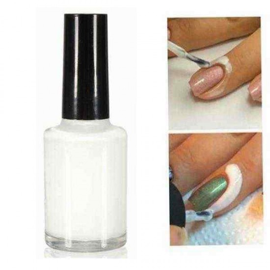 Anti-overflow Peel Off Nail Art Polish Glue Latex Liquid Tape for Easy Clean Base Coat UV Gel Anti-overflow Peel Off Nail Art Polish Glue Latex Liquid Tape for Easy Clean Base Coat UV Gel
