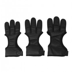 Archery 3 Finger Gloves Shooting Hunting Bow Arrow Right Hand Glove Protection