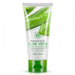 BIOAQUA Aloe Vera Facial Cleanser Refresh Moisture Repairing Plant Extract Gentle Face Washing
