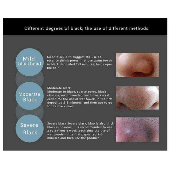 BIOAQUA Black Mask Blackhead  Acne Treatment Peel Off Face Masks