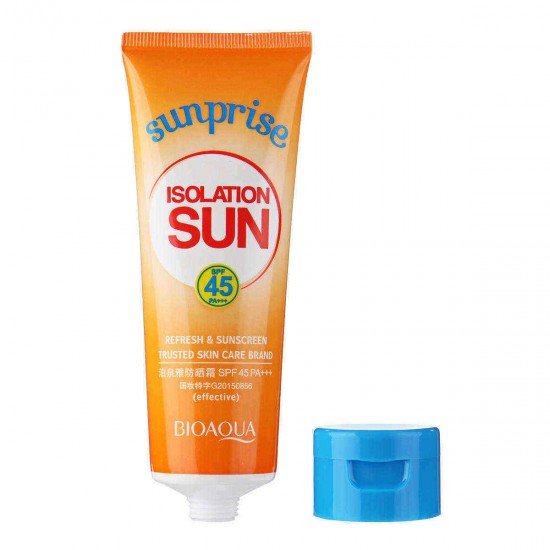 BIOAQUA Sunscreen SPF45 PA+++ Mild Waterproof Gel UV Lotion 80g Essence BIOAQUA Sunscreen SPF45 PA+++ Mild Waterproof Gel UV Lotion 80g Essence