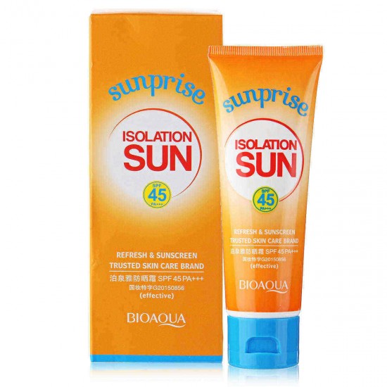 BIOAQUA Sunscreen SPF45 PA+++ Mild Waterproof Gel UV Lotion 80g Essence BIOAQUA Sunscreen SPF45 PA+++ Mild Waterproof Gel UV Lotion 80g Essence