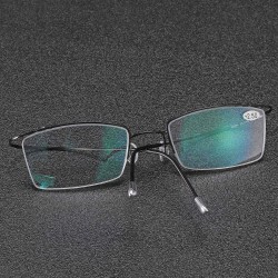 BRAODISON Presbyopic Reading Glasses HD Coated Resin Lens Flexible Titanium Frame