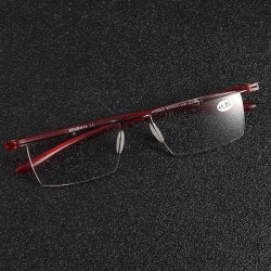 BROADISON Rimless Presbyopia Reading Glasses Super Lightweight Fashionable