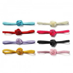 Baby Girls Elastic Rose Headbrand Christening Party Hair Band