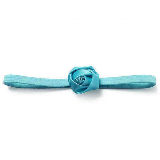 Baby Girls Elastic Rose Headbrand Christening Party Hair Band