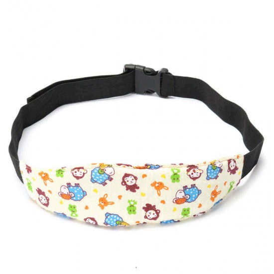 Baby Head Support Stroller Car Seat Fastening Belt Sleep Nap Aid Safety Strap