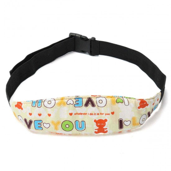 Baby Head Support Stroller Car Seat Fastening Belt Sleep Nap Aid Safety Strap