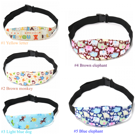 Baby Head Support Stroller Car Seat Fastening Belt Sleep Nap Aid Safety Strap