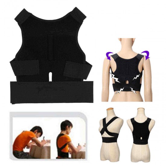 Back Humpback Corrector Shoulder Straight Support Brace Belt Therapy Men Women Back Humpback Corrector Shoulder Straight Support Brace Belt Therapy Men Women