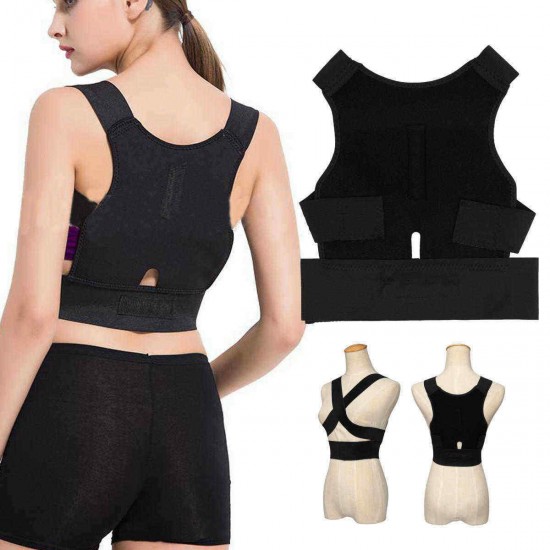 Back Humpback Corrector Shoulder Straight Support Brace Belt Therapy Men Women Back Humpback Corrector Shoulder Straight Support Brace Belt Therapy Men Women
