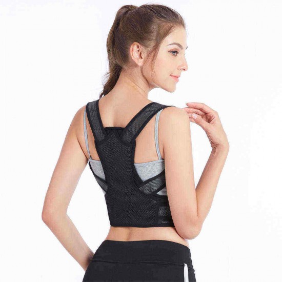 Back Posture Corrector Adjustable Back Brace Shoulder Posture Correction Lumbar Waist Support Belt Pain Relief