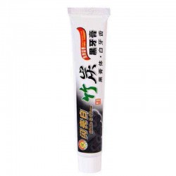 Bamboo Charcoal Black Teeth Whitening Toothpaste Smoke Stains Tartar Removal Oral Care