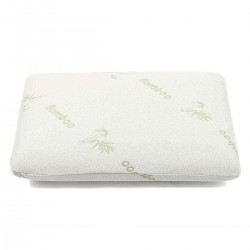 Bamboo Fabric Pillow Memory Foam Filler Pressure Relief Antibacterial&Anti-Mite