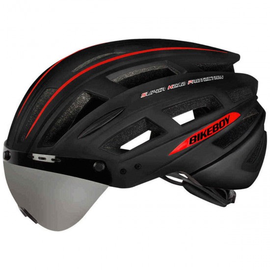 Bicycle Helmet Magnetic Goggles MTB Road Mountain Cycling Helmet Bicycle Helmet Magnetic Goggles MTB Road Mountain Cycling Helmet