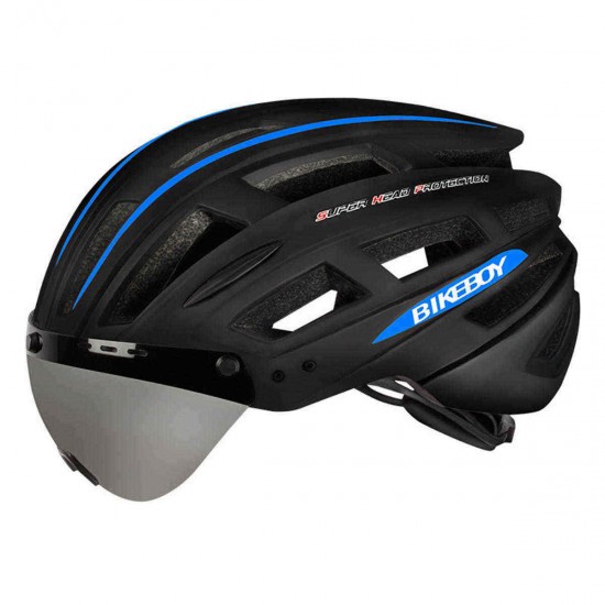 Bicycle Helmet Magnetic Goggles MTB Road Mountain Cycling Helmet Bicycle Helmet Magnetic Goggles MTB Road Mountain Cycling Helmet