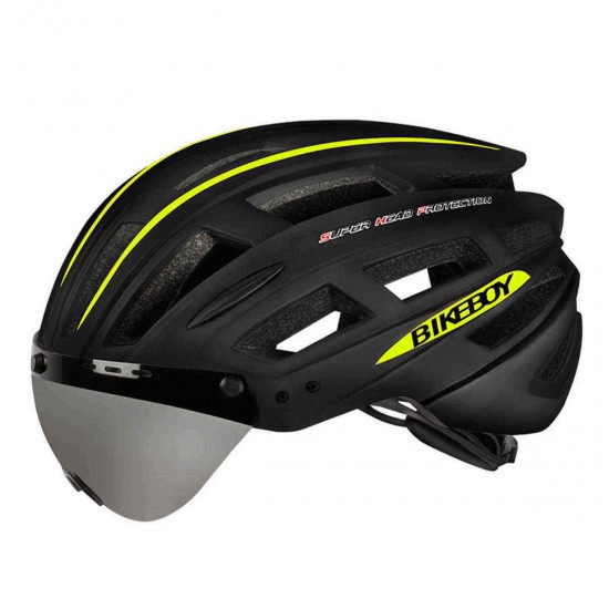 Bicycle Helmet Magnetic Goggles MTB Road Mountain Cycling Helmet Bicycle Helmet Magnetic Goggles MTB Road Mountain Cycling Helmet