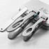 Big Size Stainless Steel Nail Clipper Set Sliver Nail File Finger Nail Clipper Kit Manicure Tool