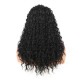 Black African Front Lace High Temperature Silk Fiber Wig Cap