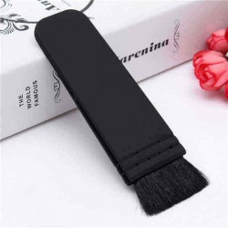 Black Contour Cosmetic Blusher Foundation Flat Brush Cleaning Makeup Tool