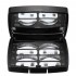 Black Soft Magnetic Eyelashes Natural Length Dual Magnets Lashes Kit Eyes Reusable Makeup Mirror