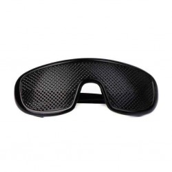 Black Vision Care Pinhole Eyeglasses Eye Exercise Eyesight Improve Plastic Reading Glasses