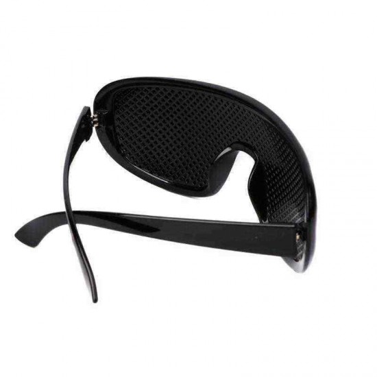Black Vision Care Pinhole Eyeglasses Eye Exercise Eyesight Improve Plastic Reading Glasses Black Vision Care Pinhole Eyeglasses Eye Exercise Eyesight Improve Plastic Reading Glasses